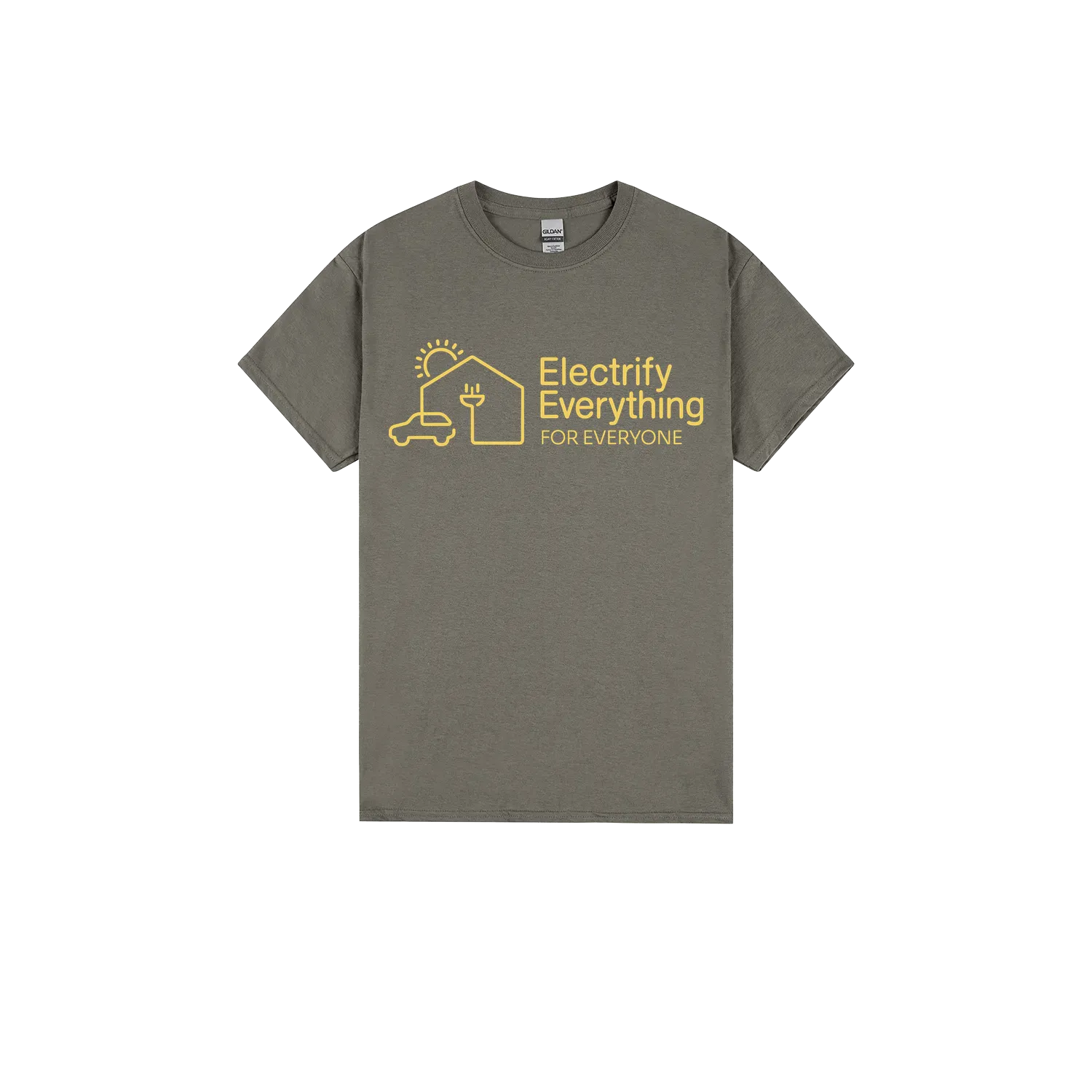 Charcoal front flat lay