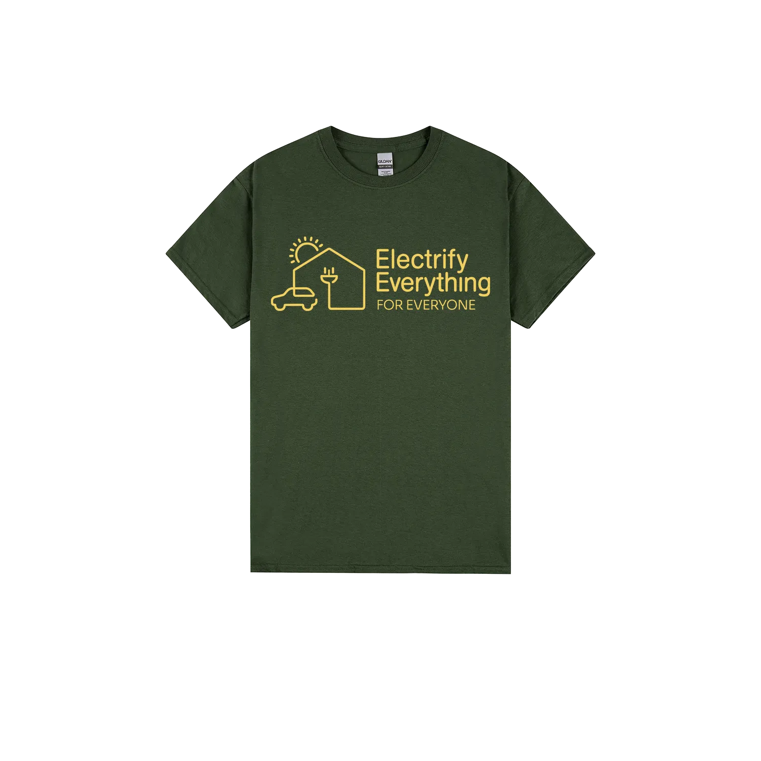 Forest Green front flat lay