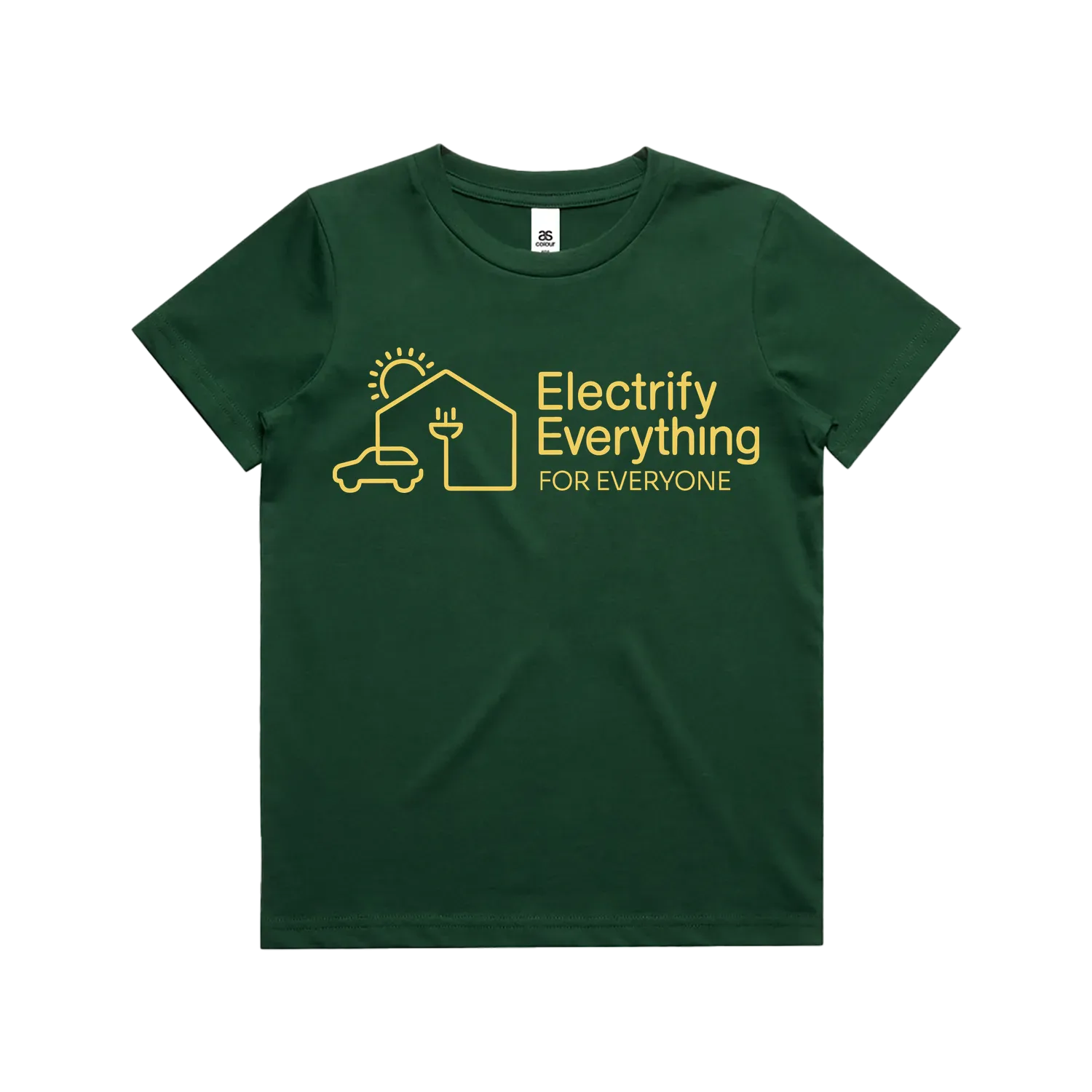 Forest Green front flat lay